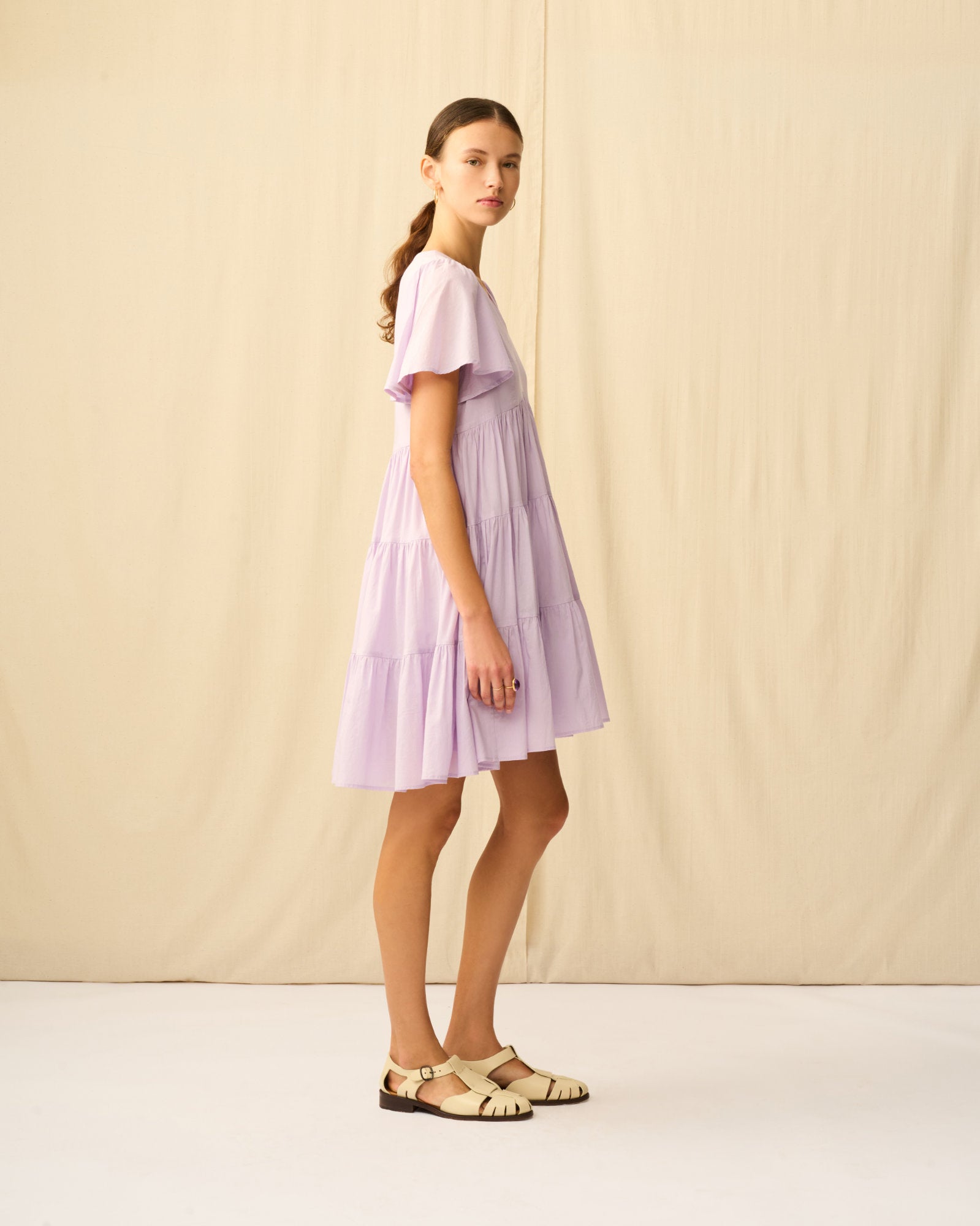 【予約】エンジェルのミニドレス Spring Violet