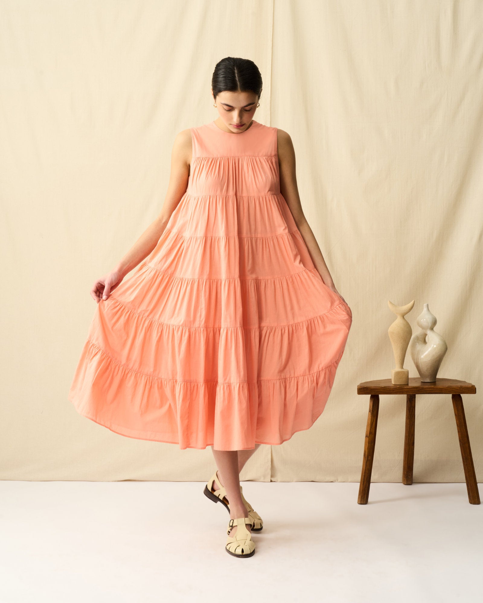 【予約】ミューズのドレス ショート Desert Coral