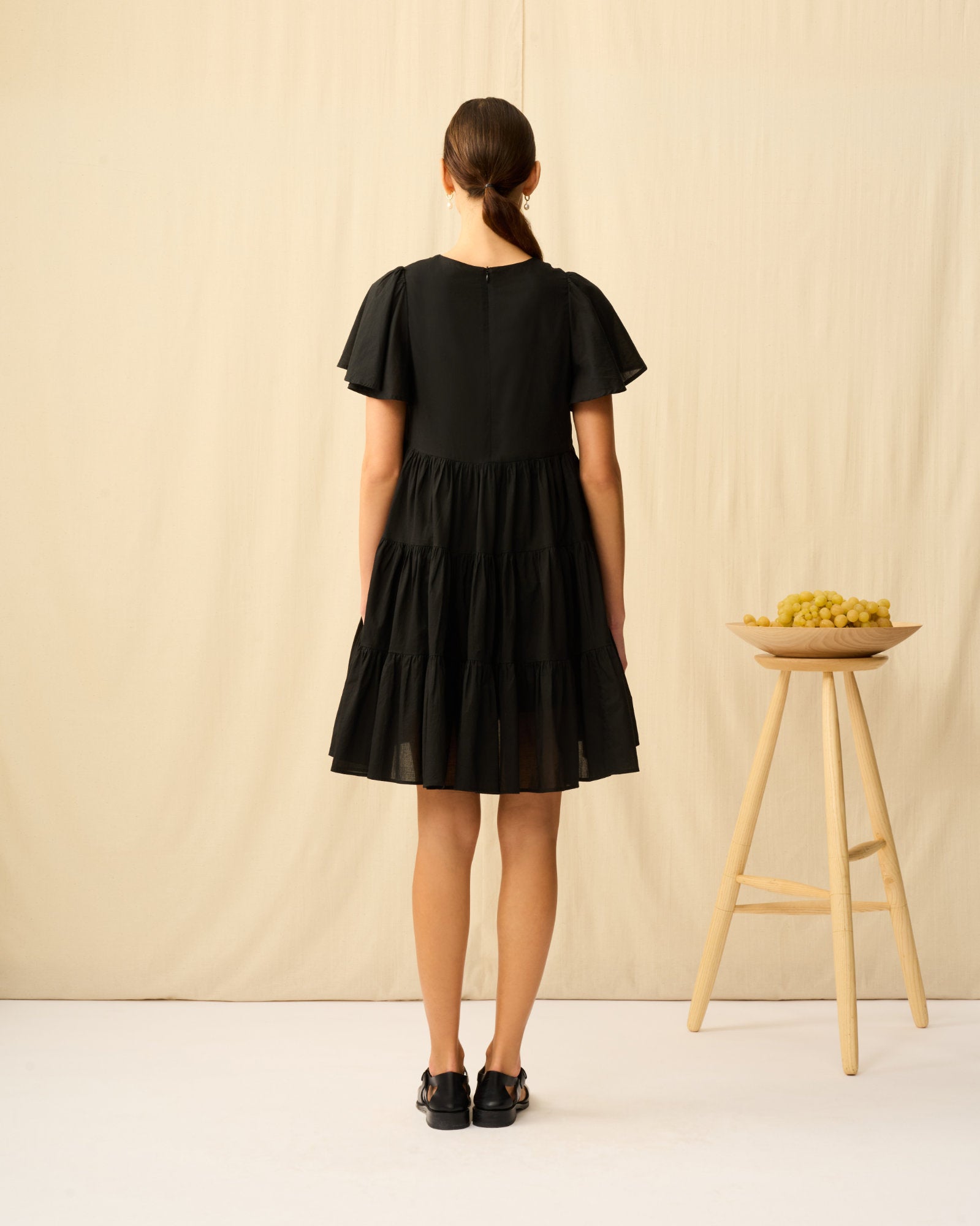 【予約】エンジェルのミニドレス Onyx