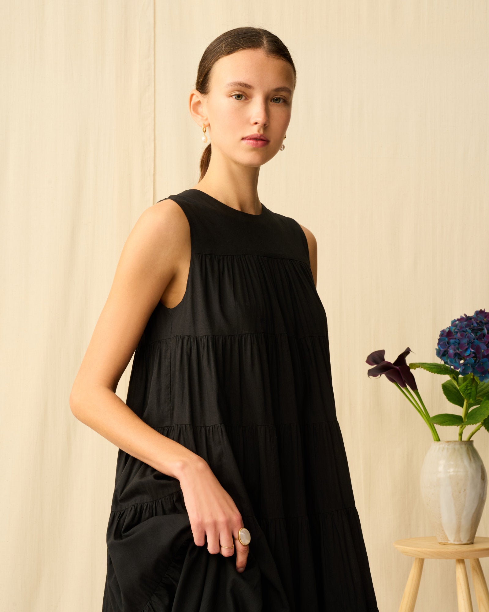 【予約】ミューズのドレス ショート Onyx