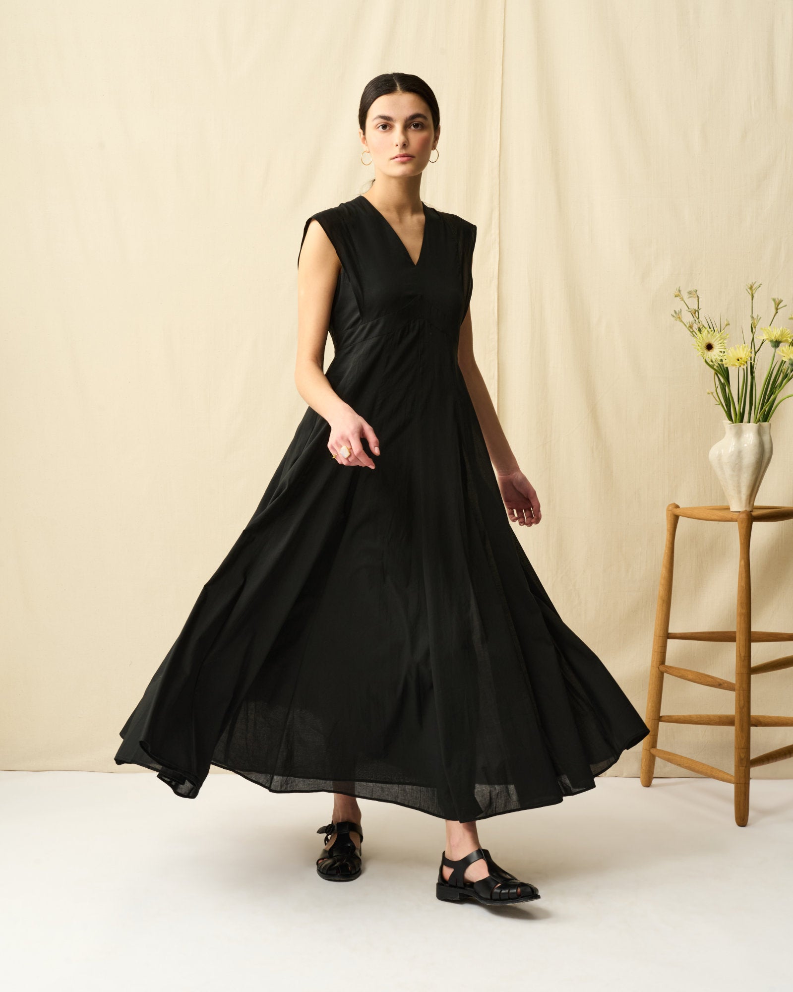 【予約】夏の月のドレス Onyx