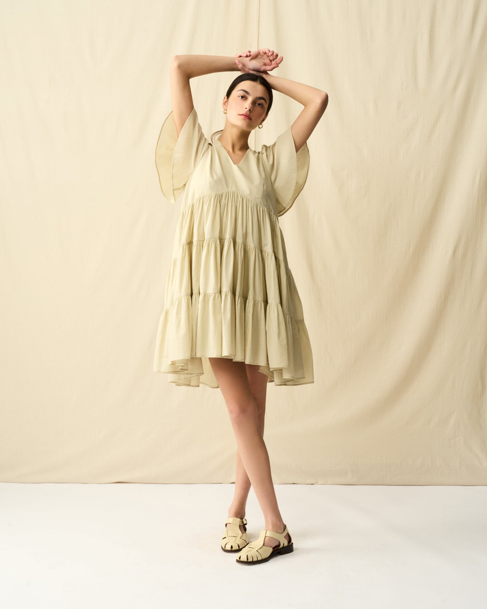 【予約】エンジェルのミニドレス Champagne