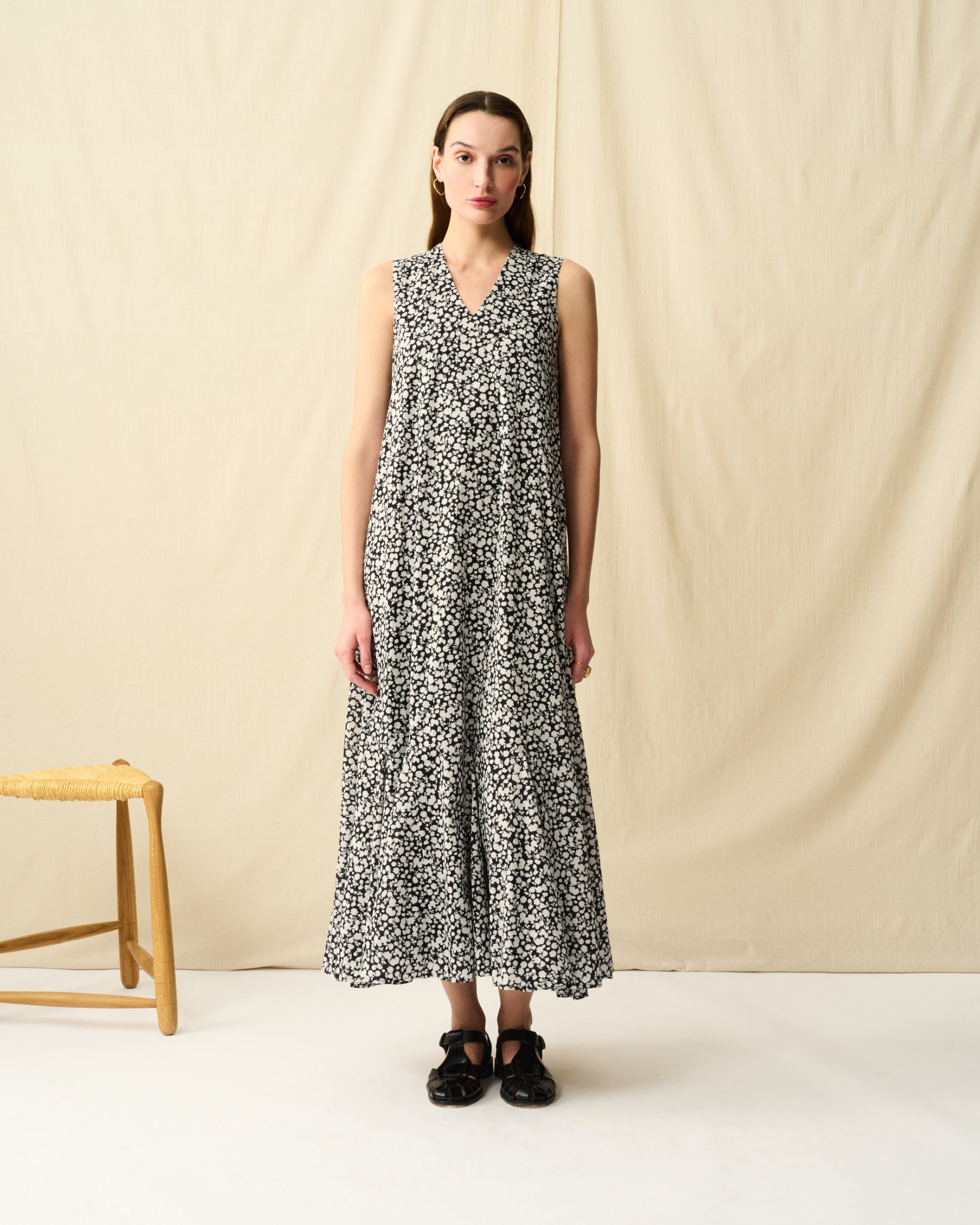 【予約】夏の月影のドレス Dancing Shadows/Black