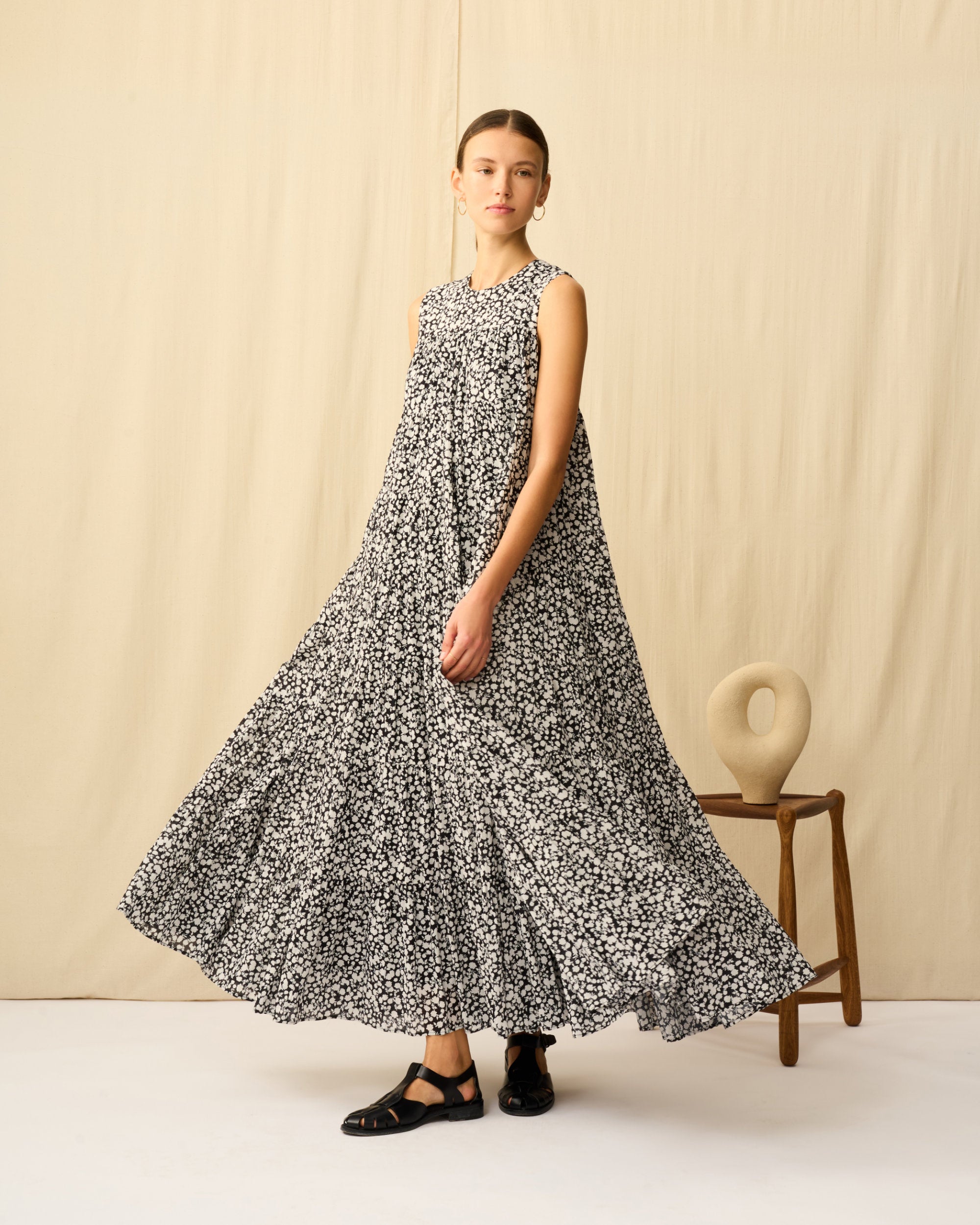 【予約】ミューズのドレス Dancing Shadows/Black