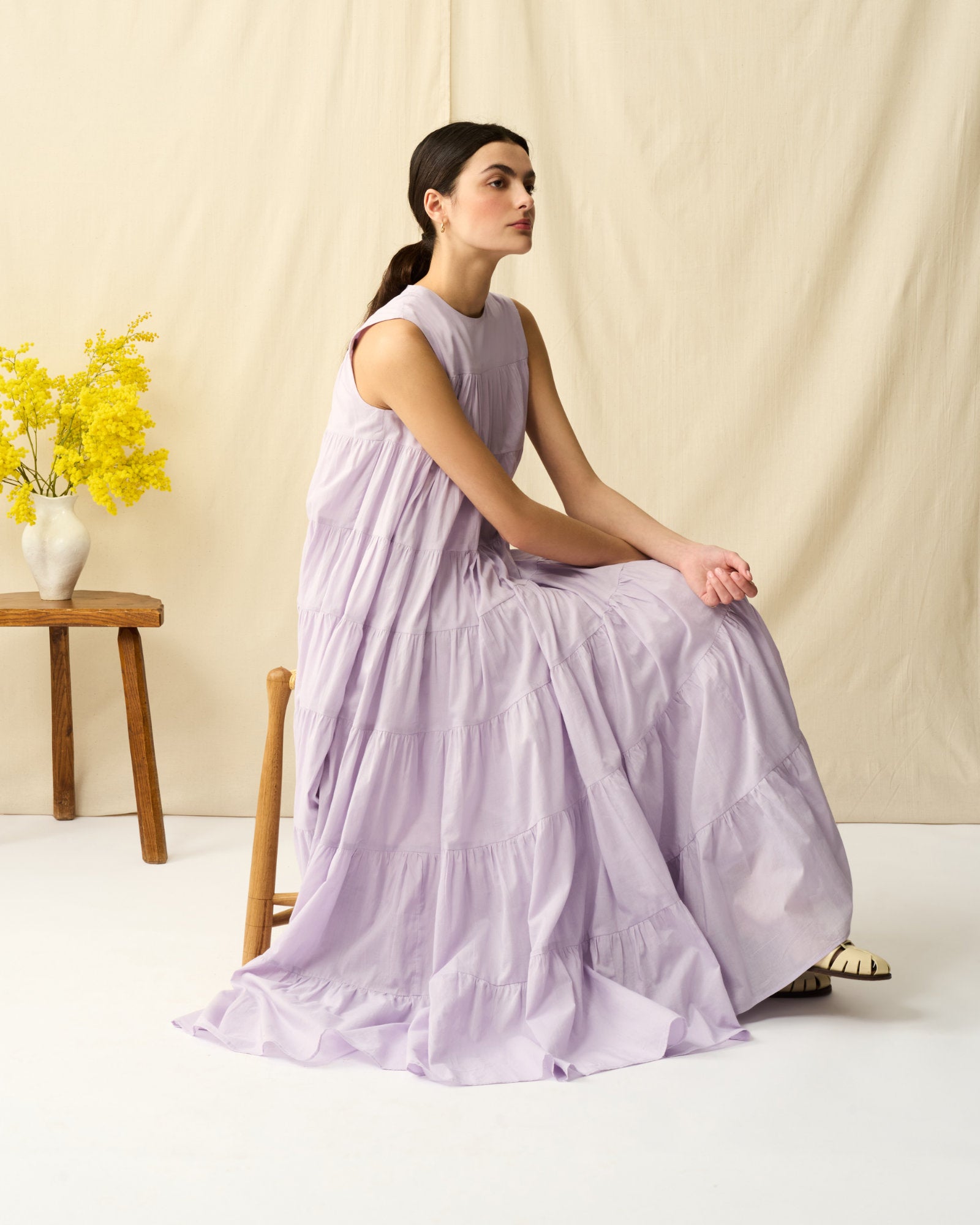 【予約】ミューズのドレス Spring Violet