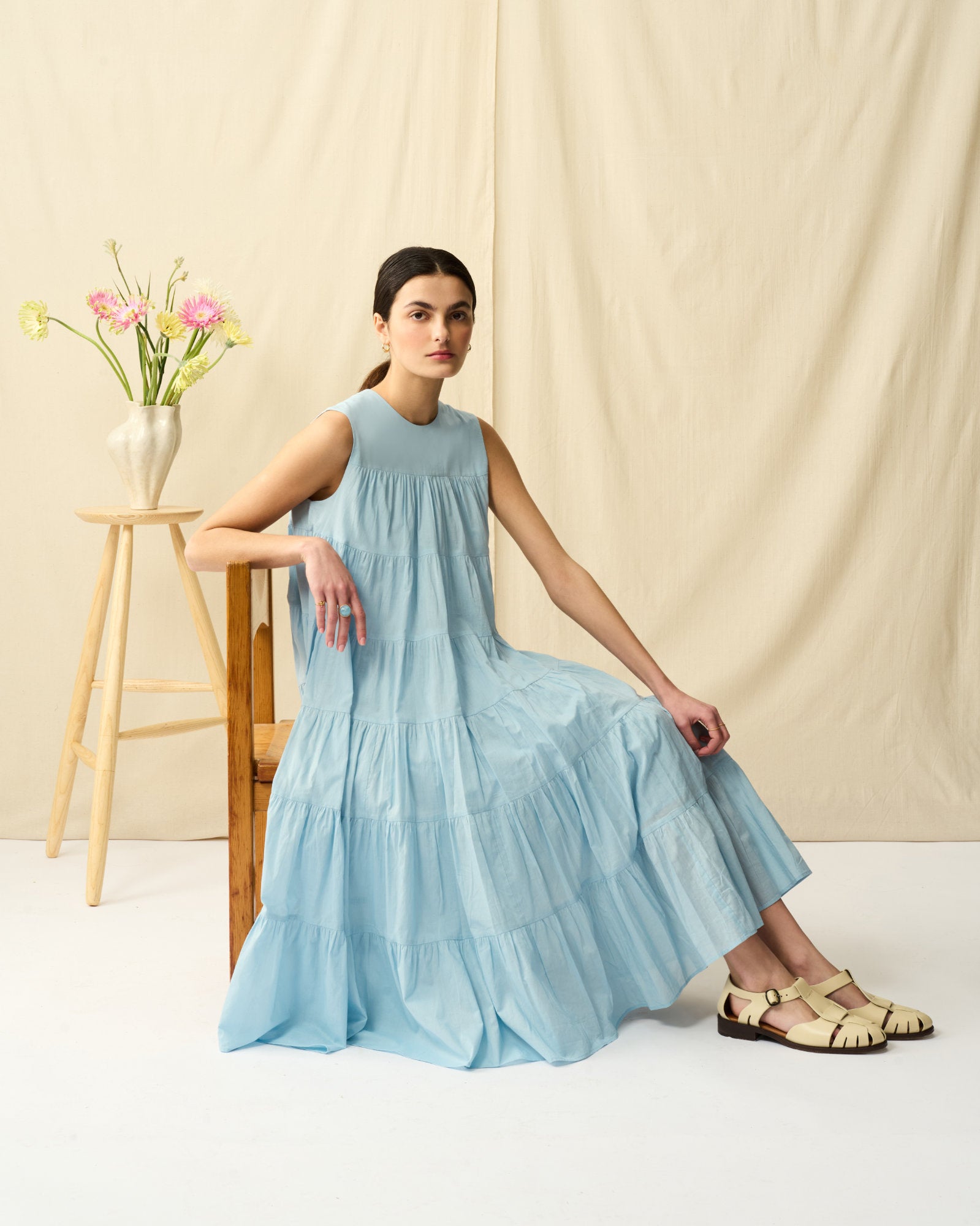 【予約】ミューズのドレス ショート Clear Sky