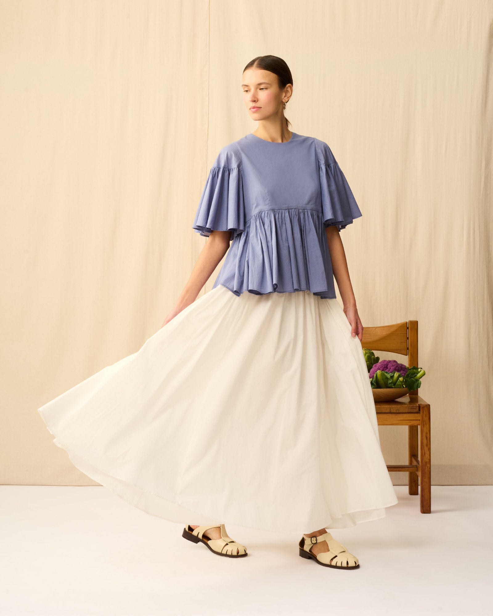 【予約】シンデレラのスカート White Chalcedony