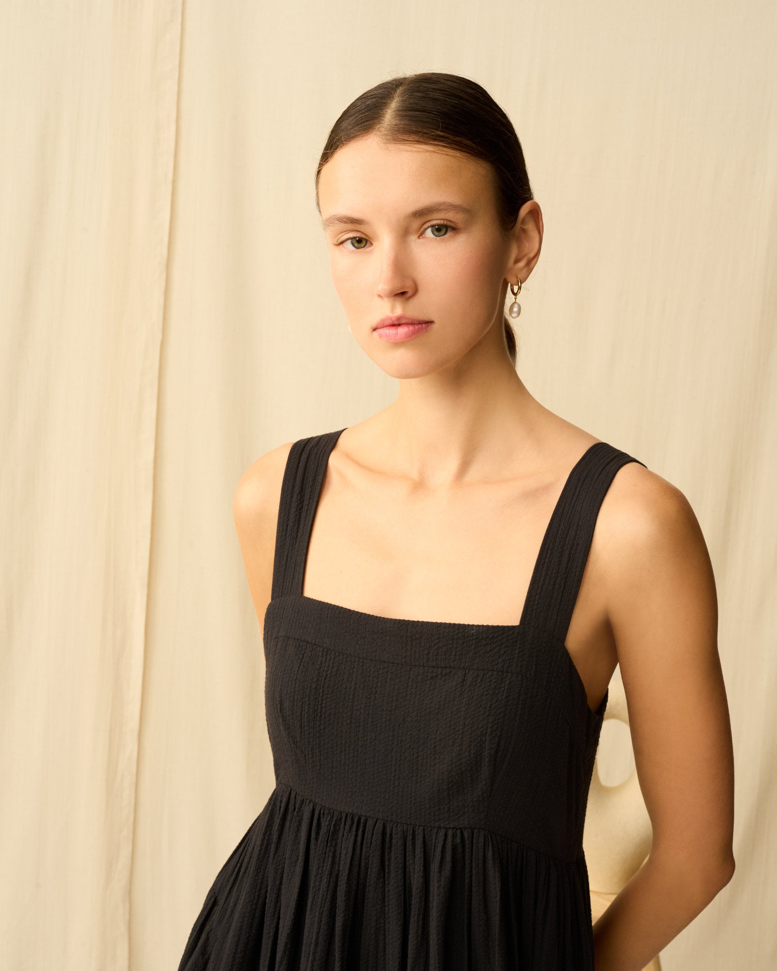 【予約】シンデレラのドレス Seersucker Onyx