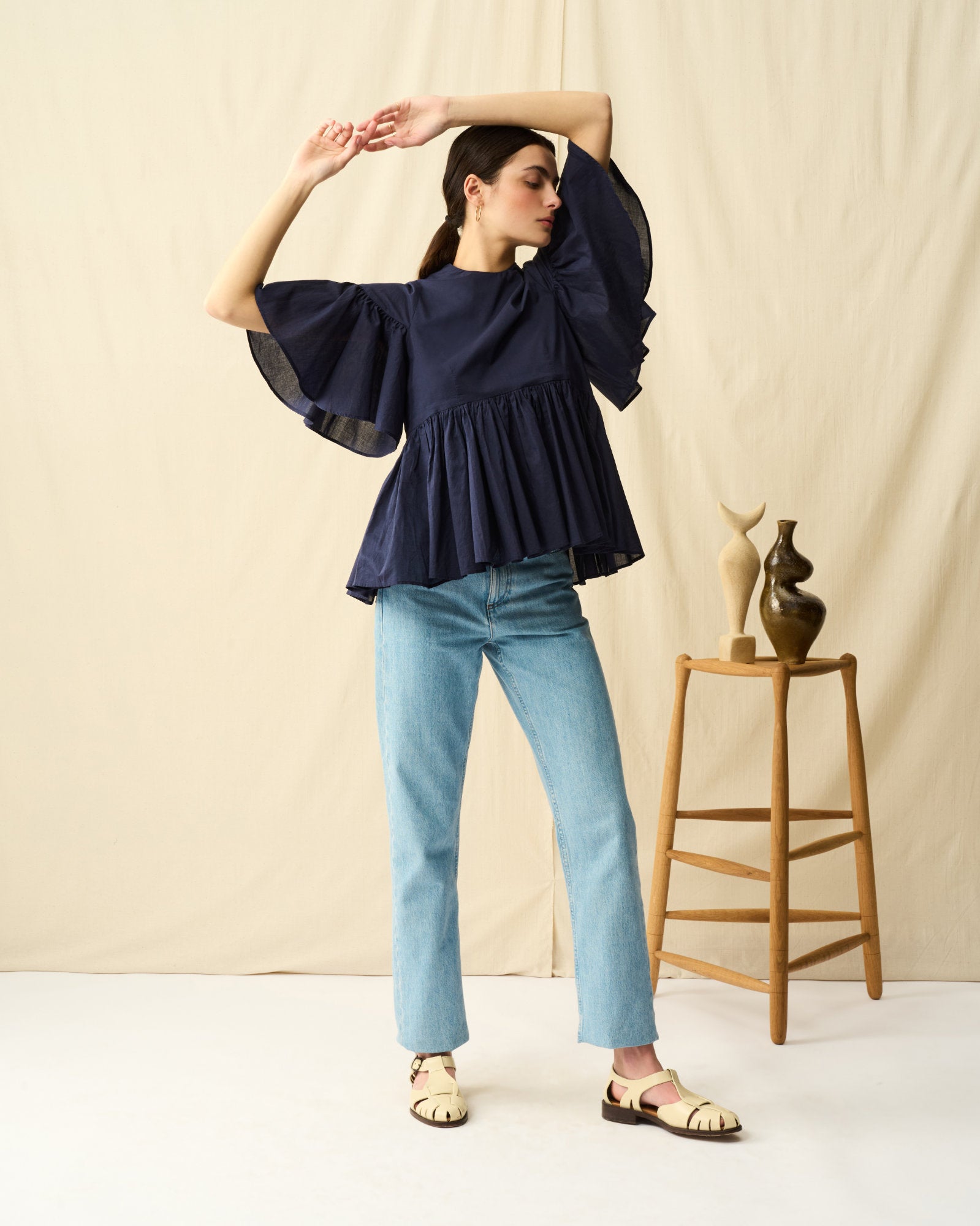 MARIHA(マリハ) リゾートドレス フリージアのブラウス Midnight Ocean