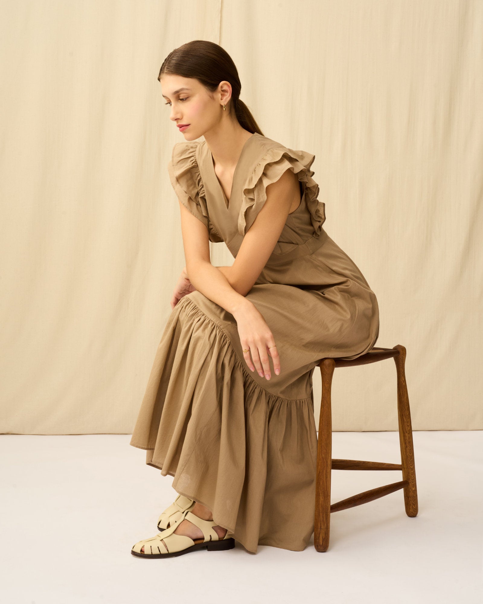 美品 Simone rocha  コラボ ワンピース ドレス パニエ風 MARIHA(マリハ) リゾートドレス ワンピース 夏の夢のドレス Hinoki