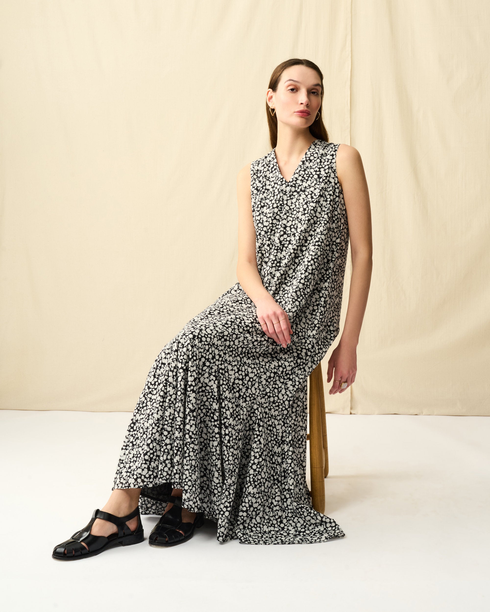 【予約】夏の月影のドレス Dancing Shadows/Black