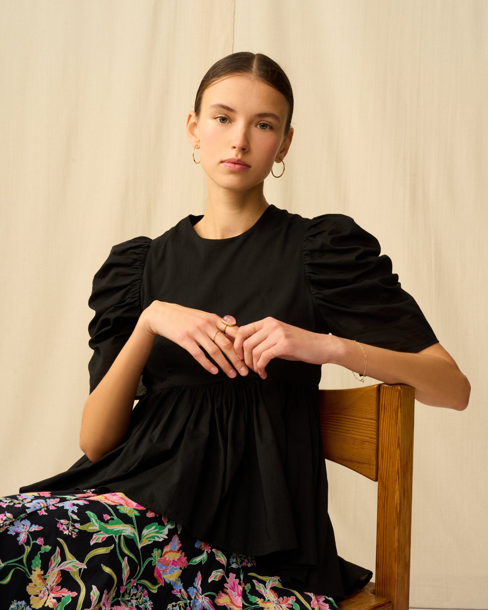 【予約】セレナーデのブラウス Onyx