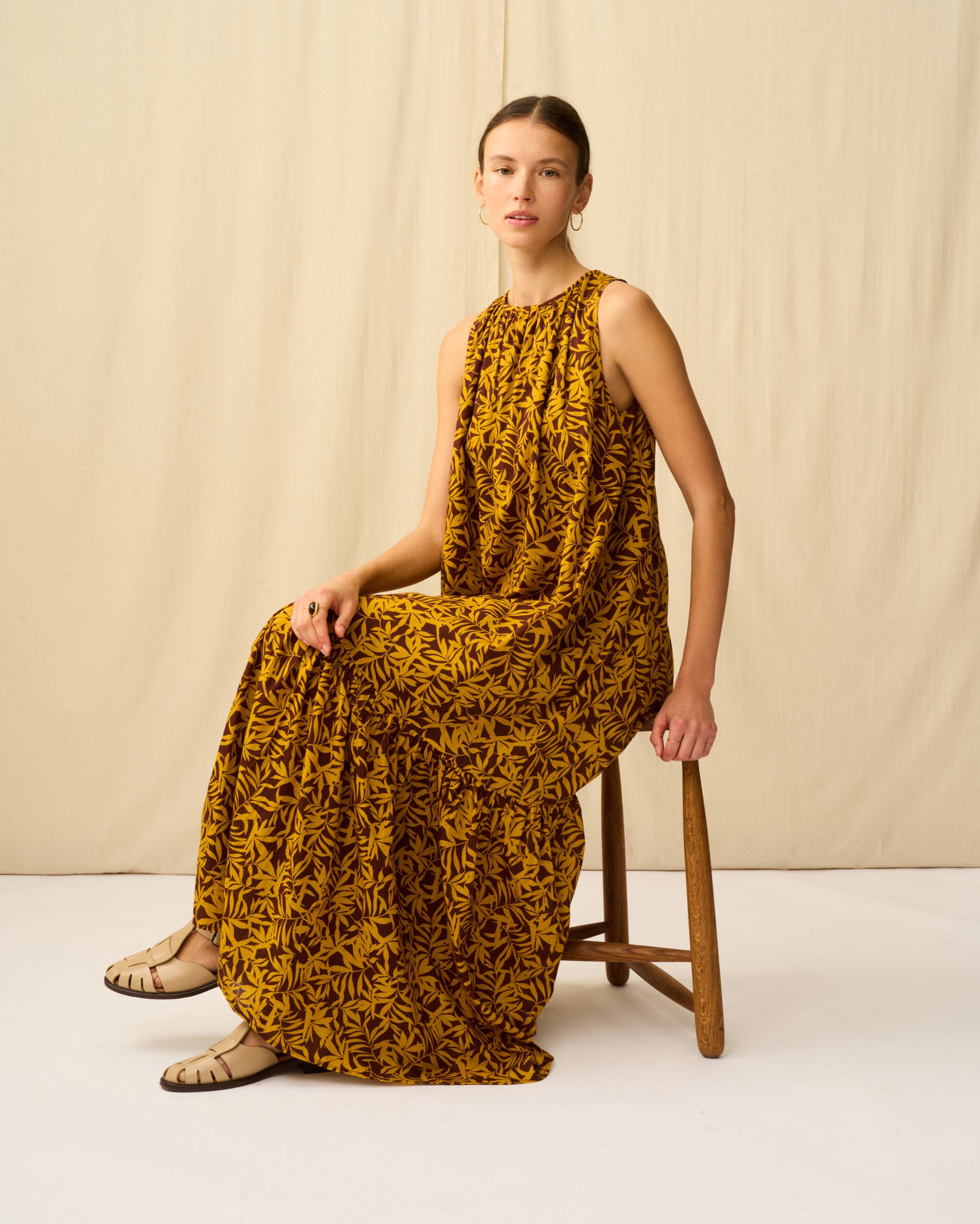 【予約】サマービューティー Breezy Leaves/Brown