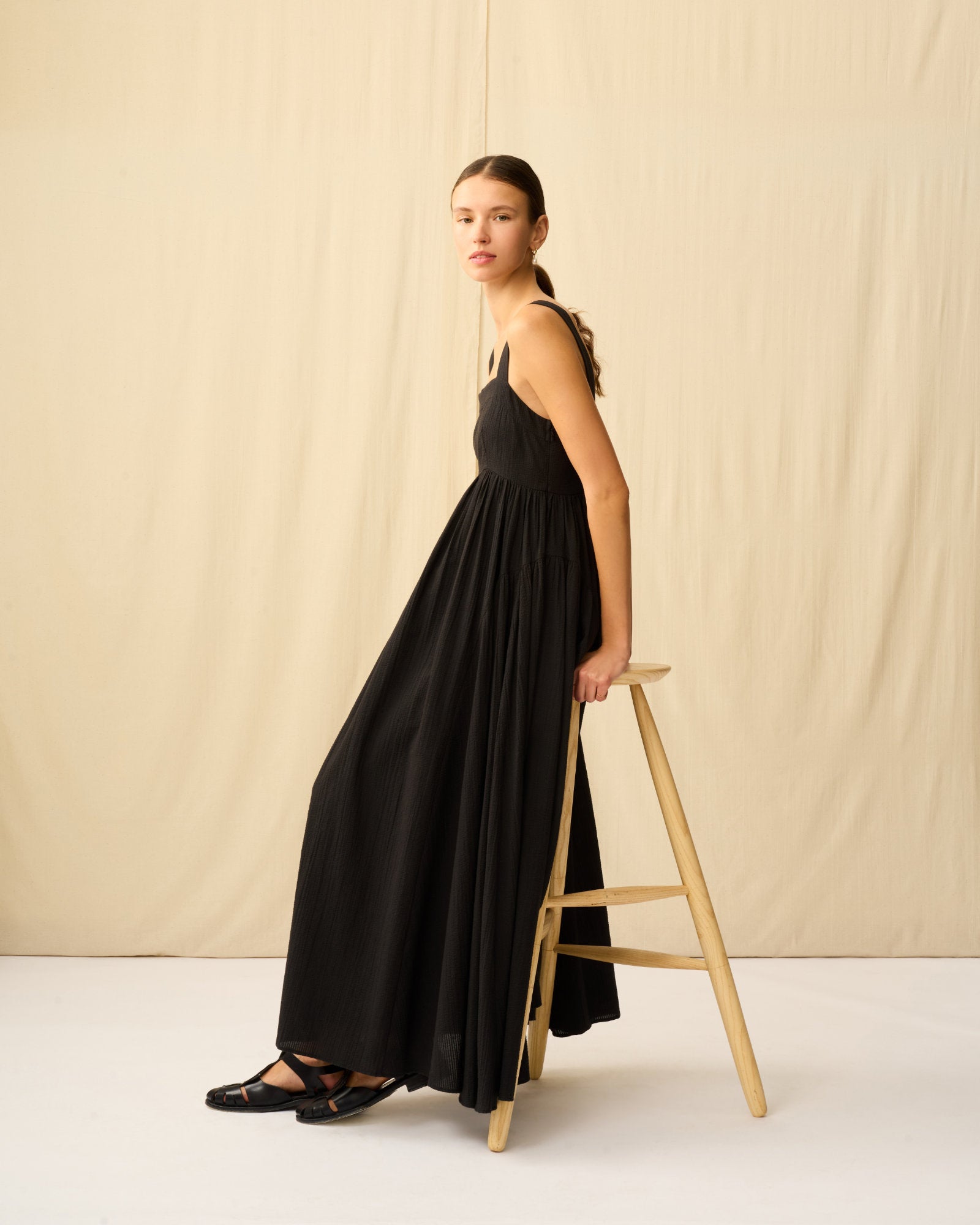 【予約】シンデレラのドレス Seersucker Onyx