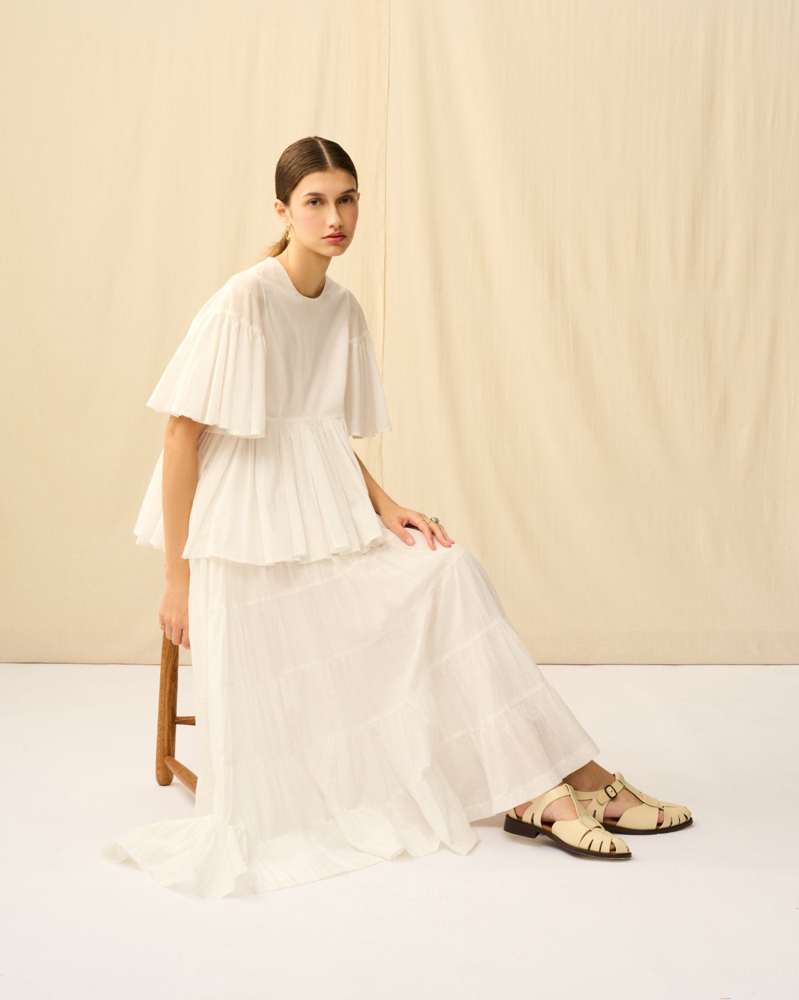 【予約】フリージアのブラウス White Chalcedony