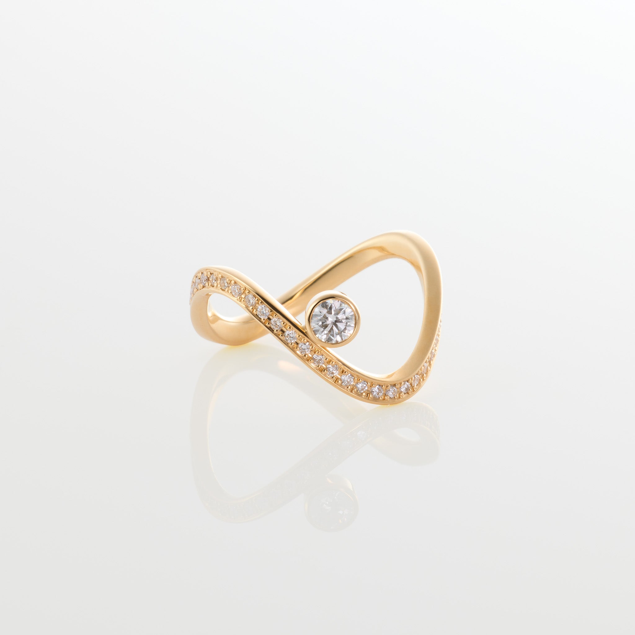 Indian Inspiration リング フルエタニティ ディープウェーブ