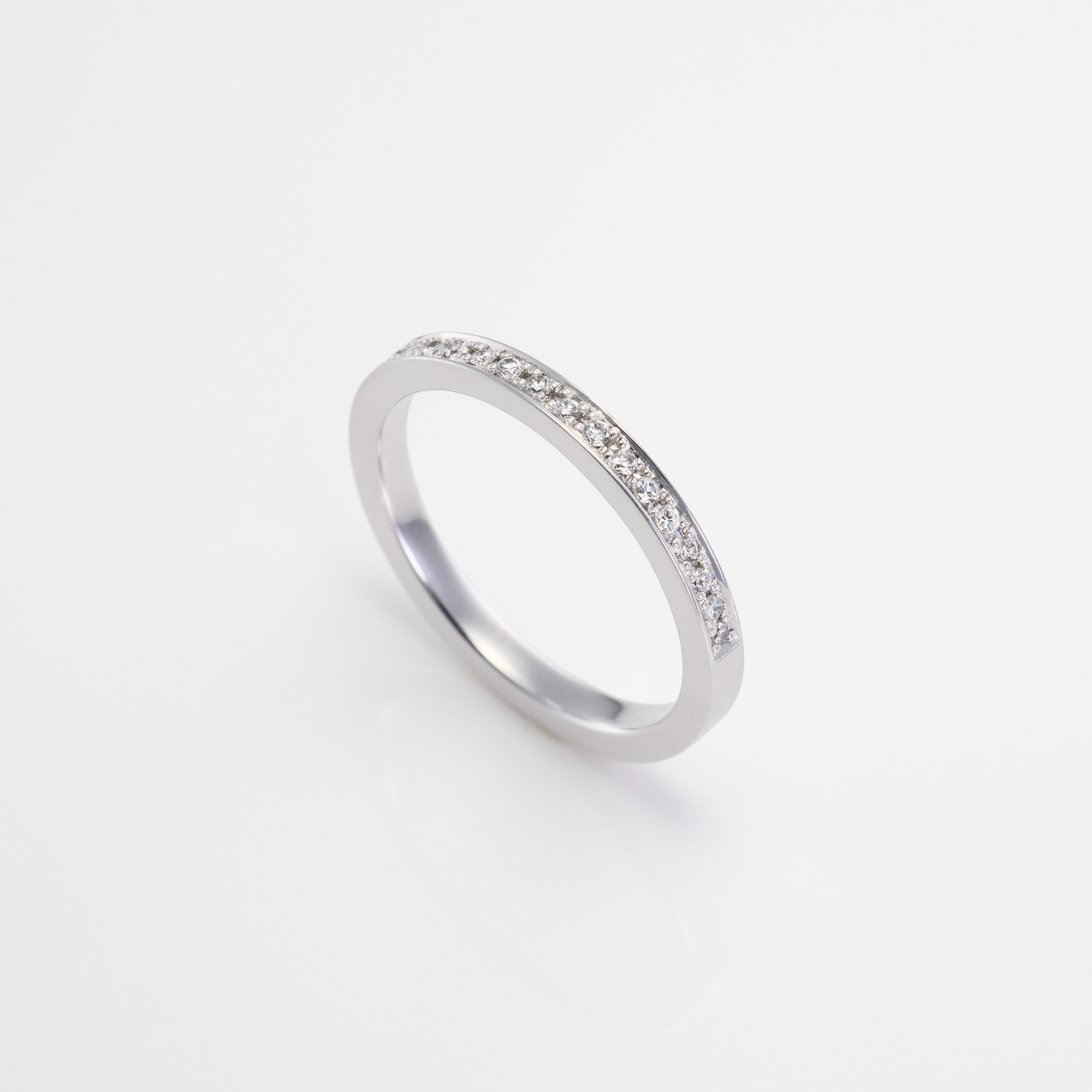 【オーダー商品】Indian Inspiration リング ハーフエタニティ【K18WG】