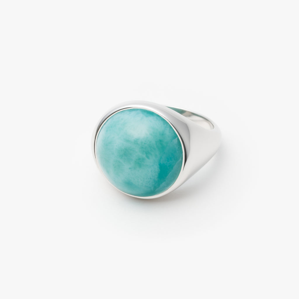 Signature Collection リング ラウンド M ラリマー