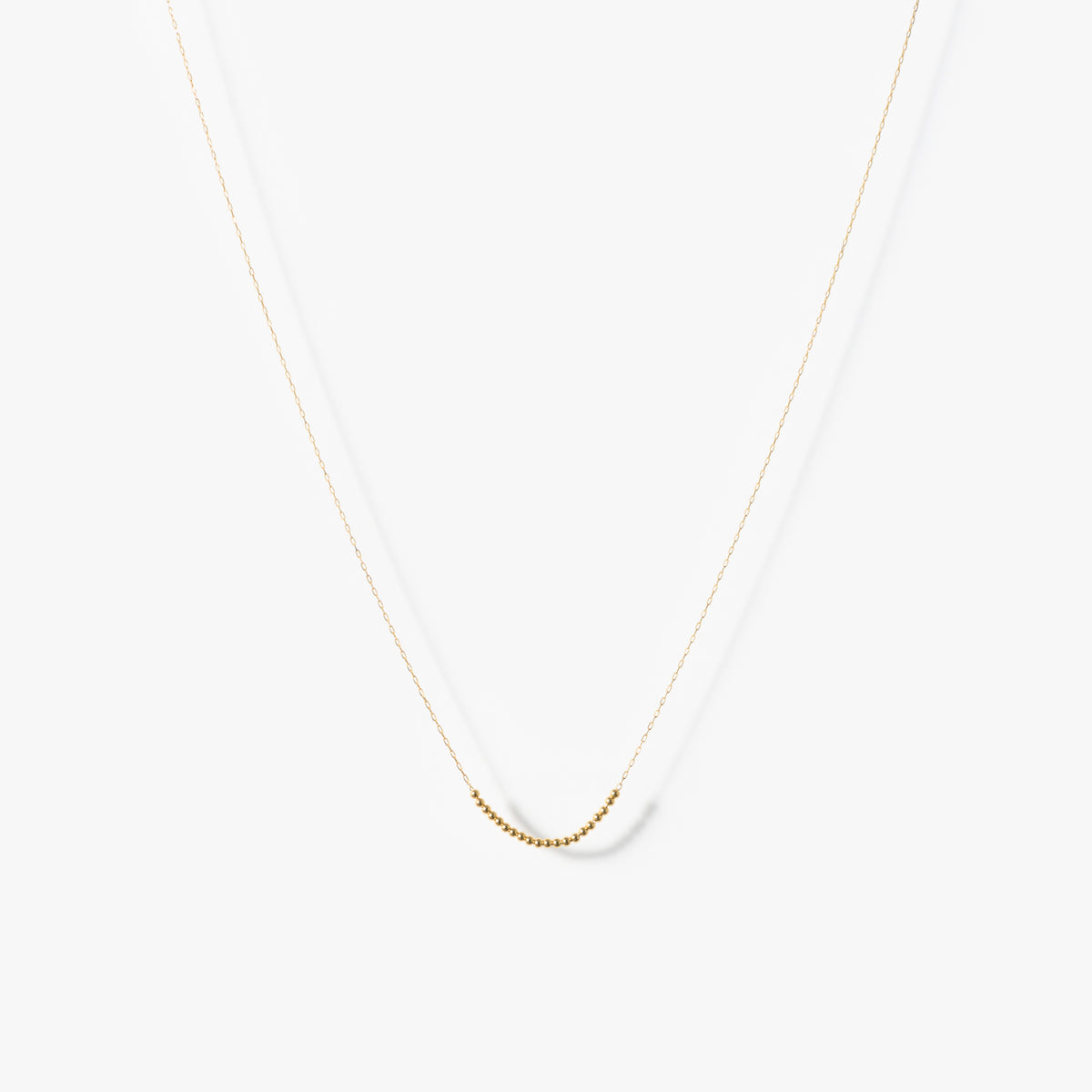 asatsuyu_necklace_40cm_k18yg. 