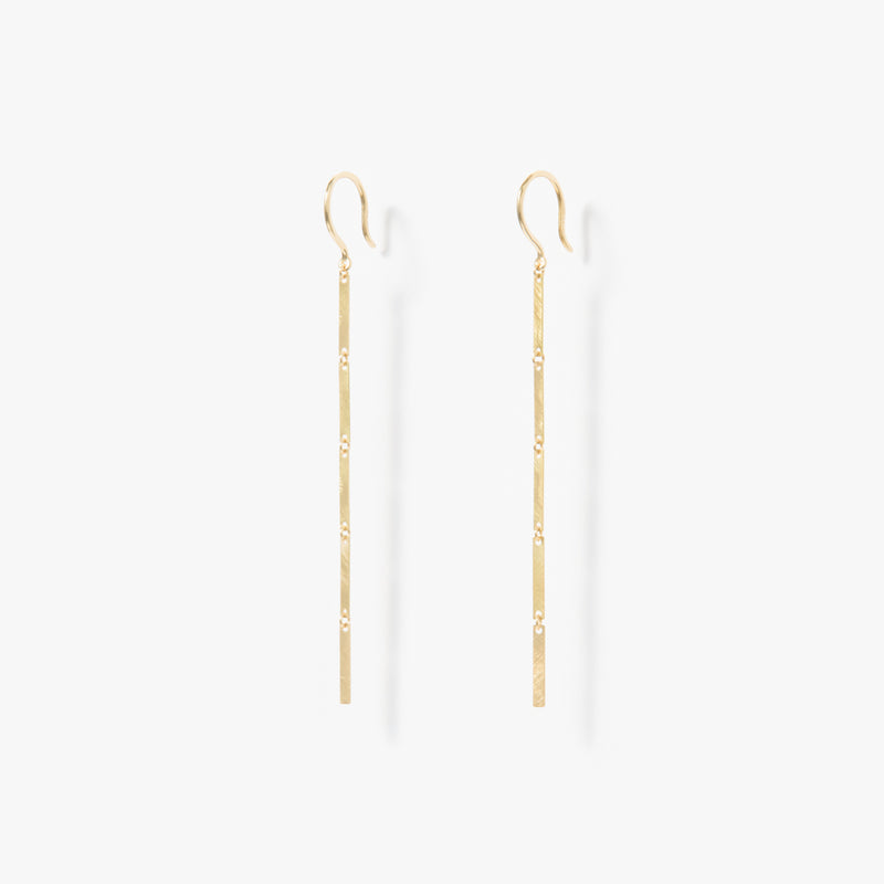Golden Bamboo ピアス 5cm