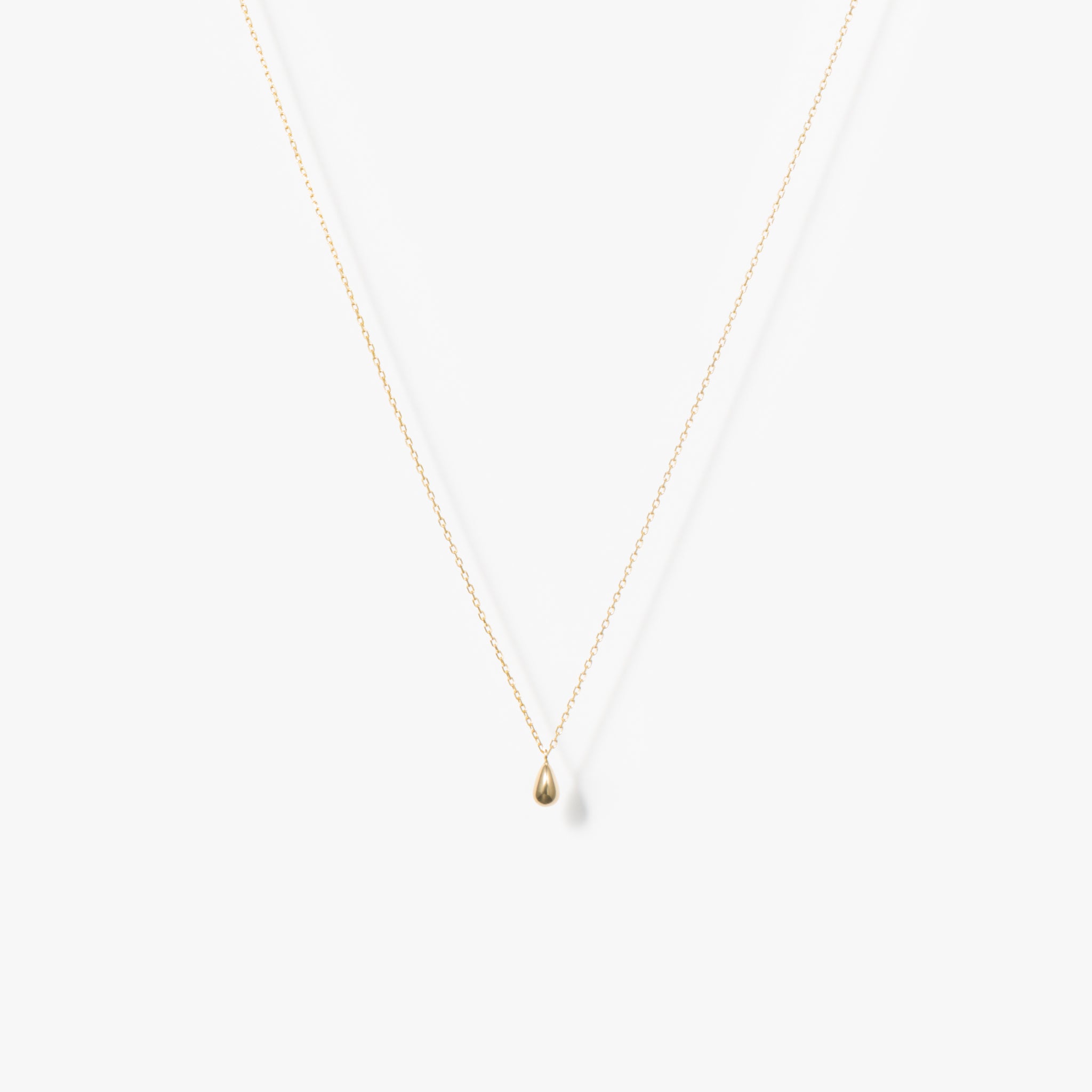 しずく 雫 ネックレス ペンダント K18 18金 18K ゴールド