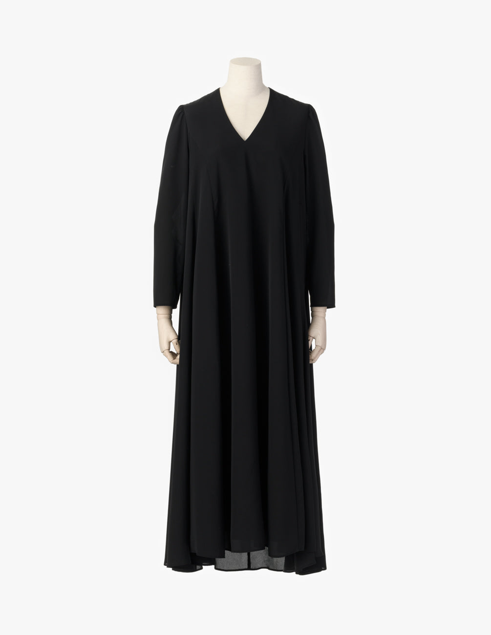 マリハ ワンピース 星影のドレス(長袖) Black シティードレス