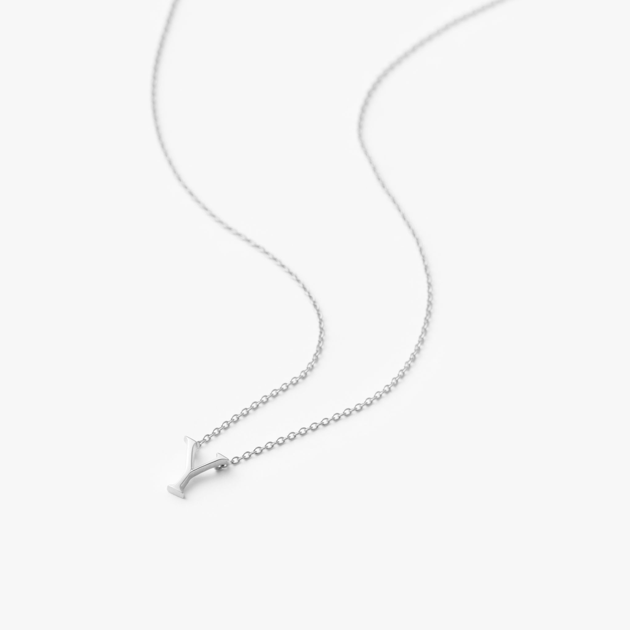 【オーダー商品】My Letters Silver ネックレス＜Y＞50cm (シルバーカラー)【SV925】