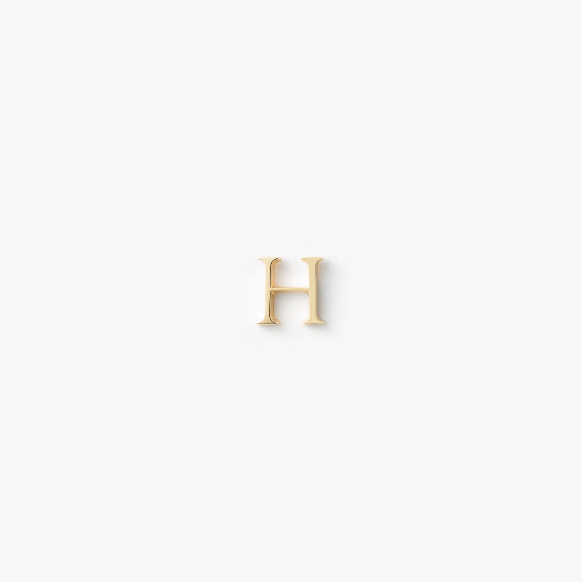 My Letters  スタッドピアス＜H＞(片耳) 【K18YG】