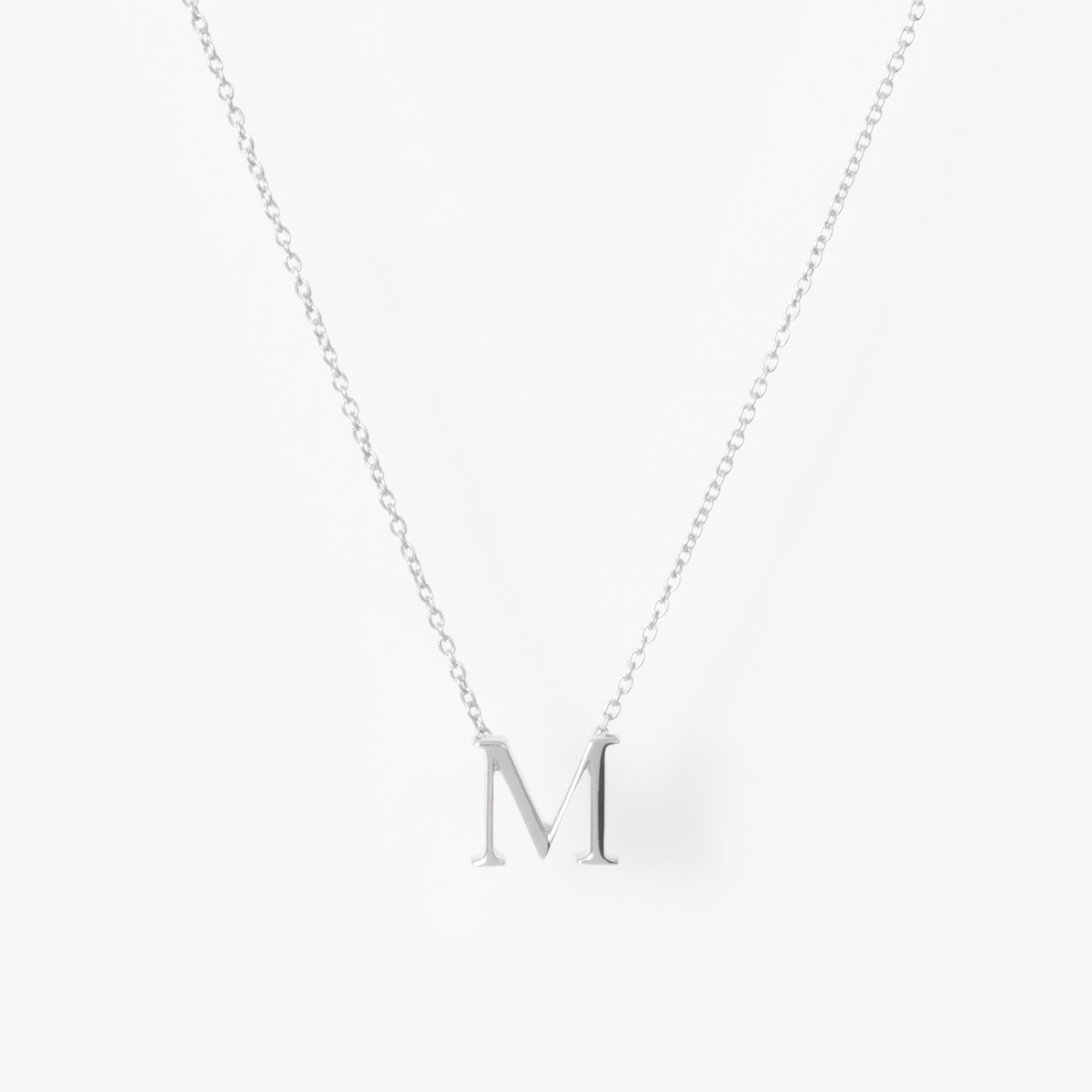 【オーダー商品】My Letters Silver ネックレス＜M＞50cm (シルバーカラー)【SV925】