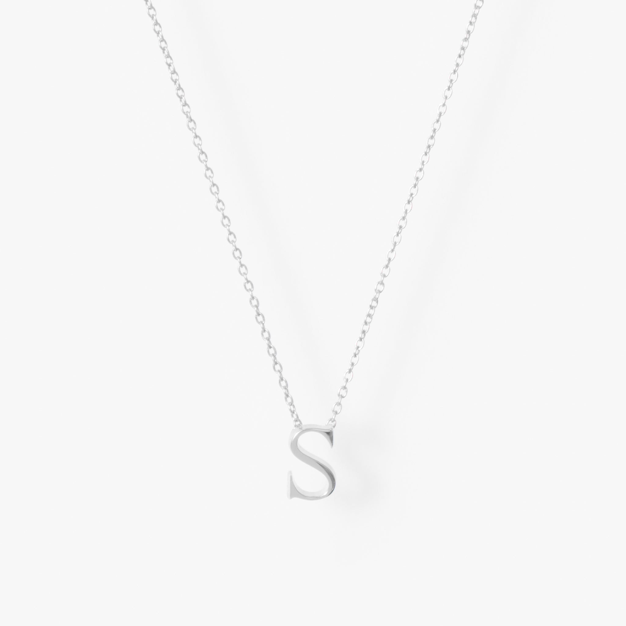 【オーダー商品】My Letters Silver ネックレス＜S＞50cm (シルバーカラー)【SV925】