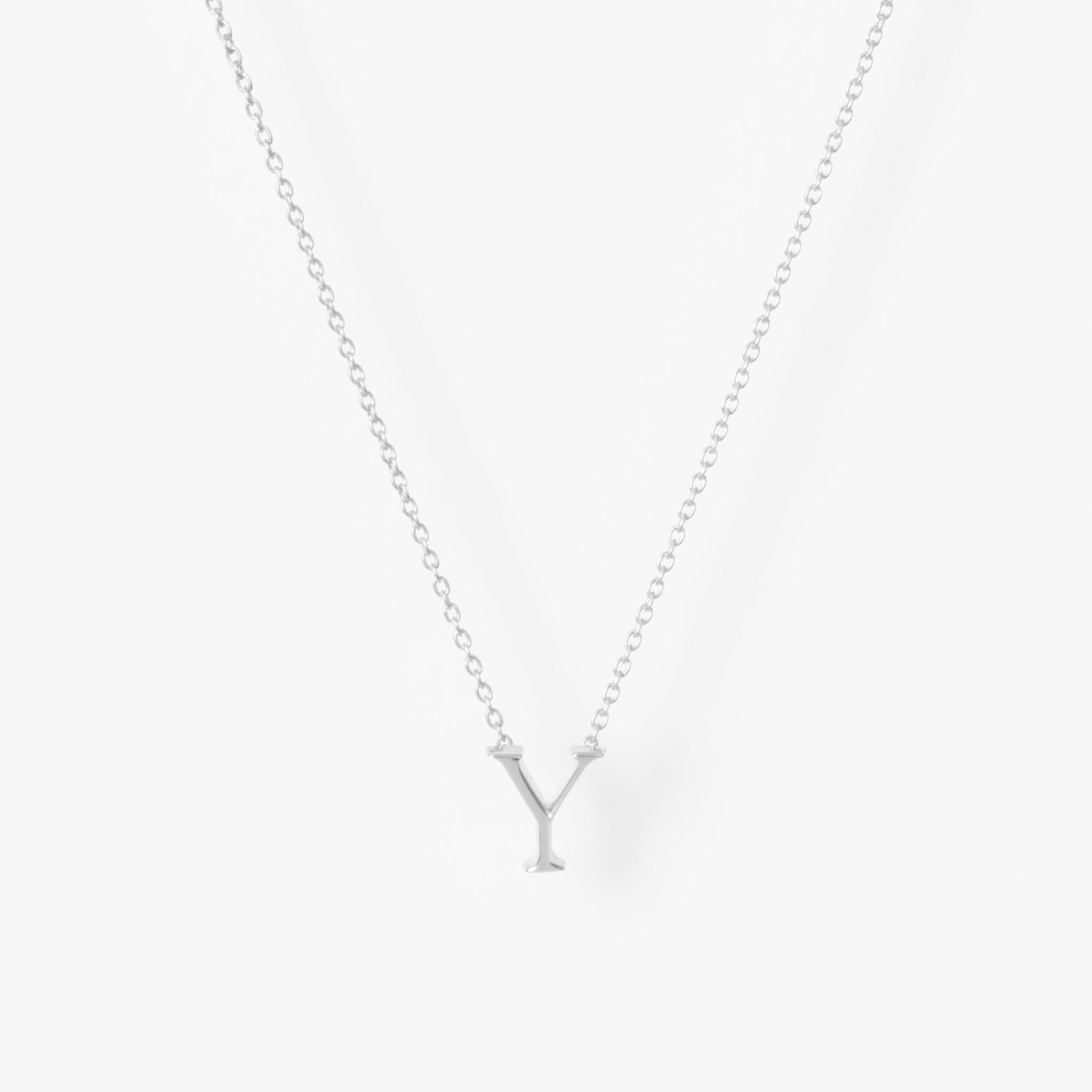 【オーダー商品】My Letters Silver ネックレス＜Y＞50cm (シルバーカラー)【SV925】
