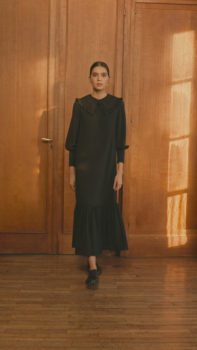 マリハ ワンピース フェアリーランドのドレス Black シティードレス