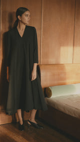 星影のドレス(長袖)<br>Black