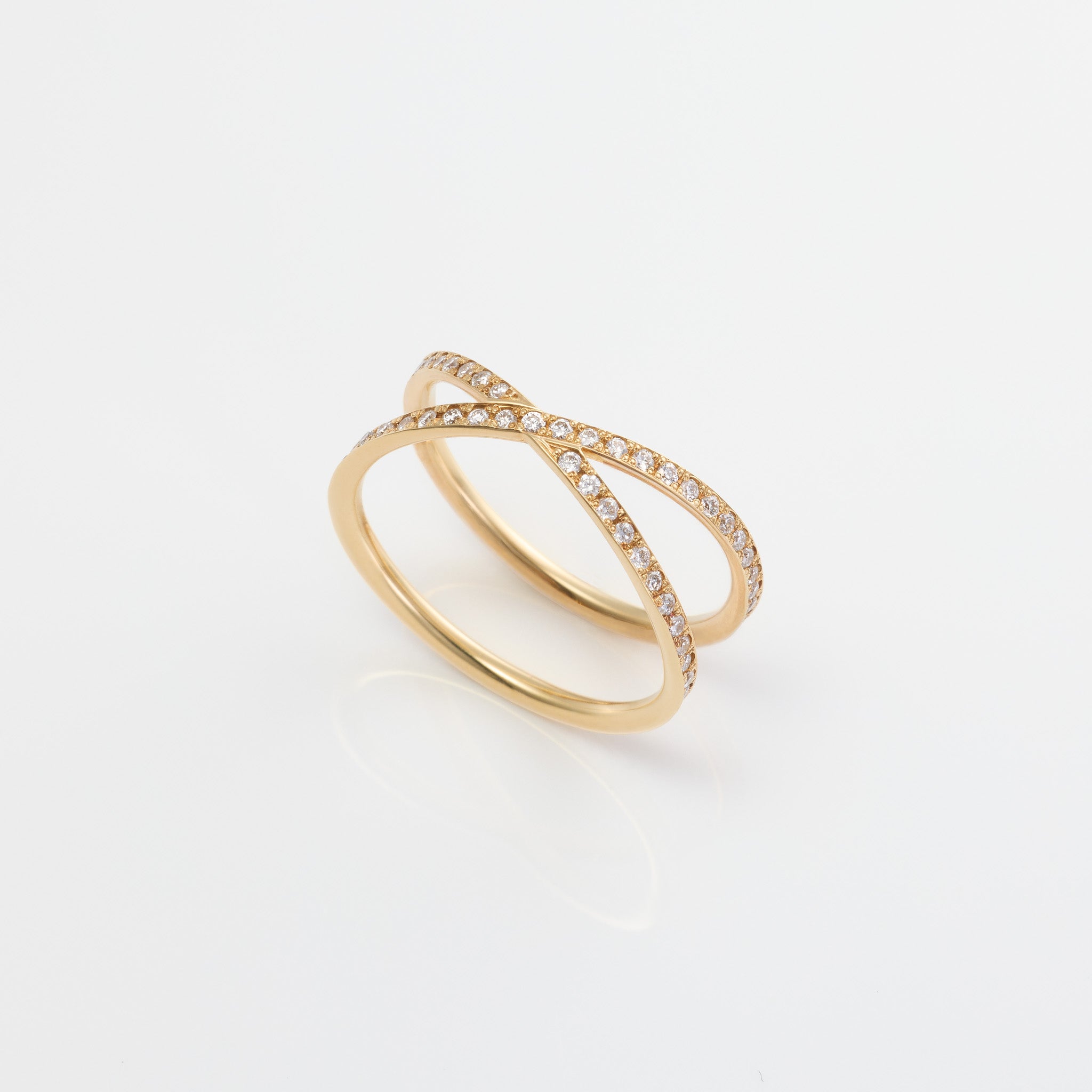 Timeless ダイヤクロスリング