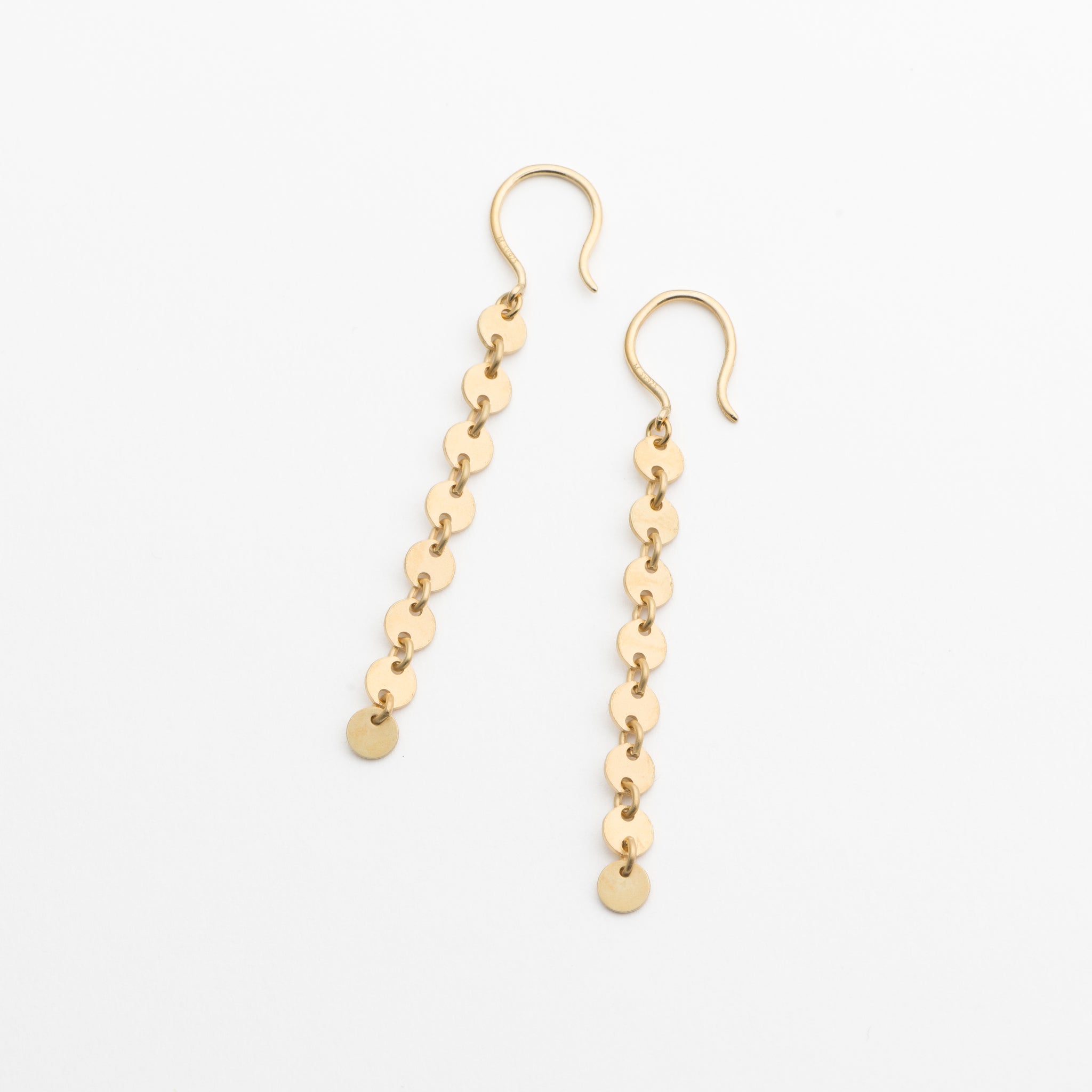 月のかけら ピアス (ゴールドカラー)【SV925】