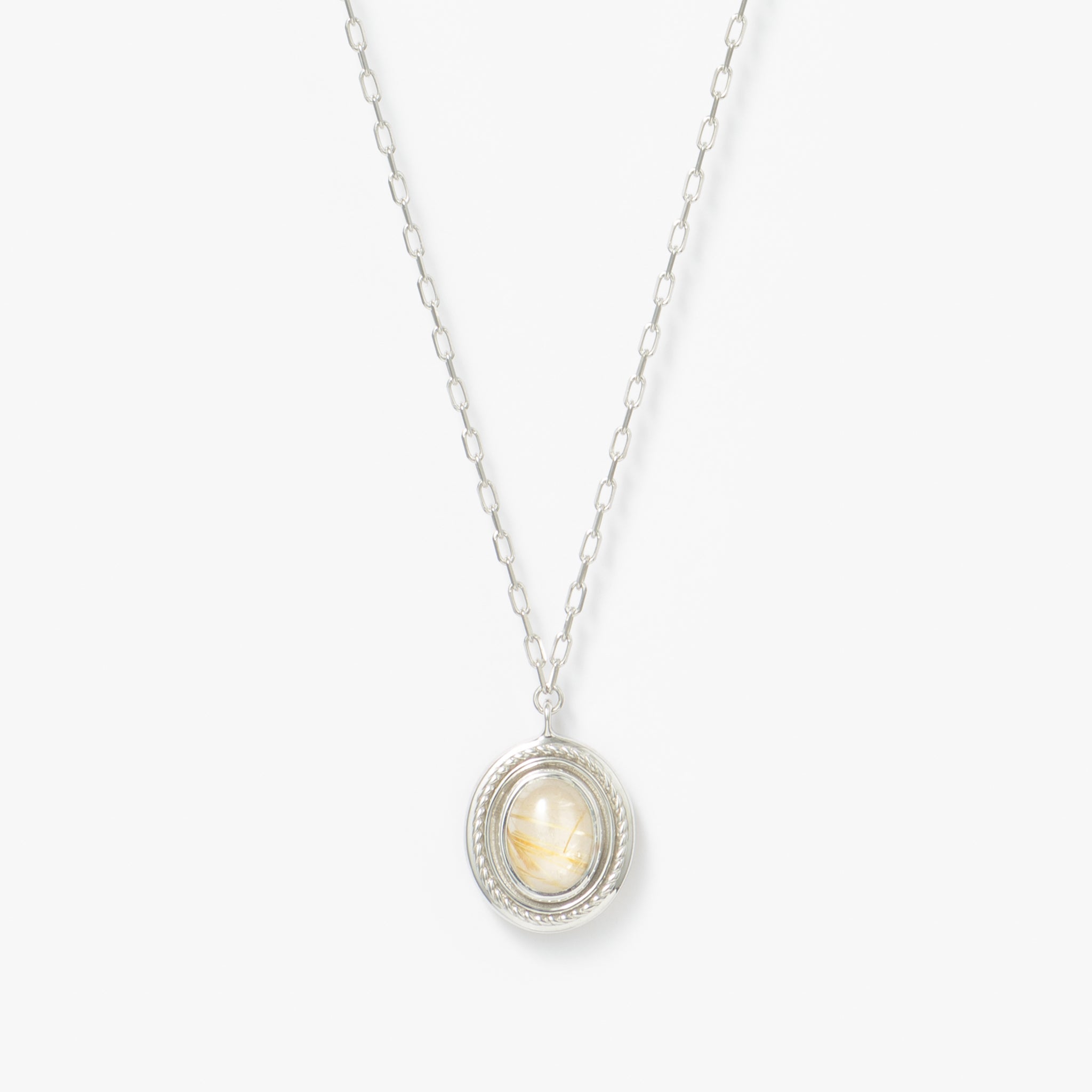 Wish Stones ネックレス SS <br>ゴールドルチルクォーツ 60cm【SV925】