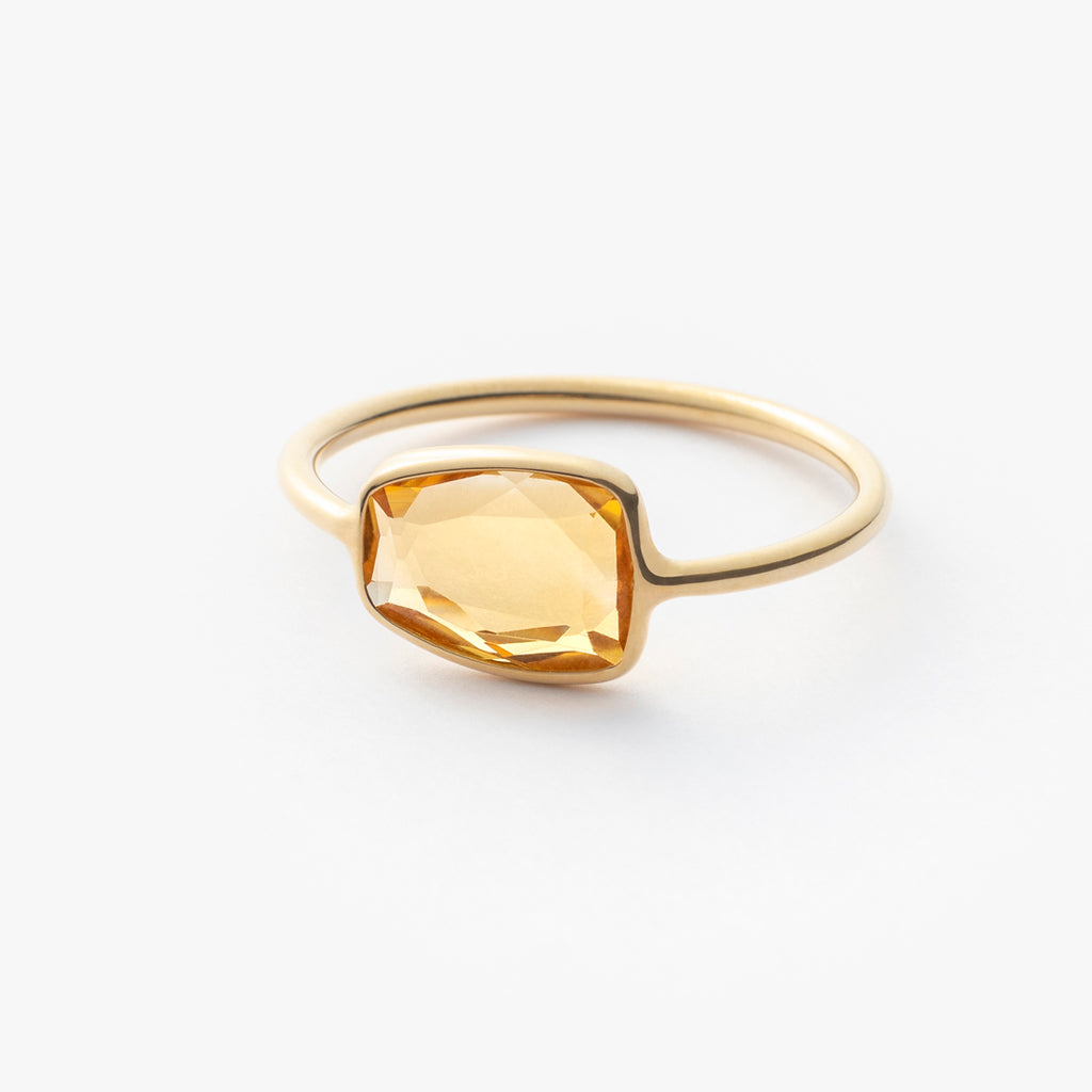 MARIHA(マリハ) Organic Gems リング シトリン S K18 天然石  