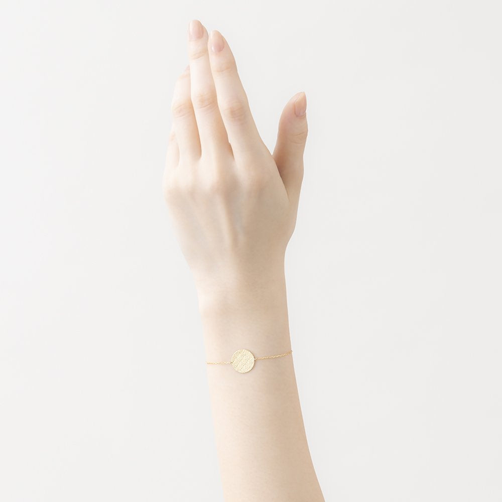 マリハ ブレスレット 小さな満月 K18