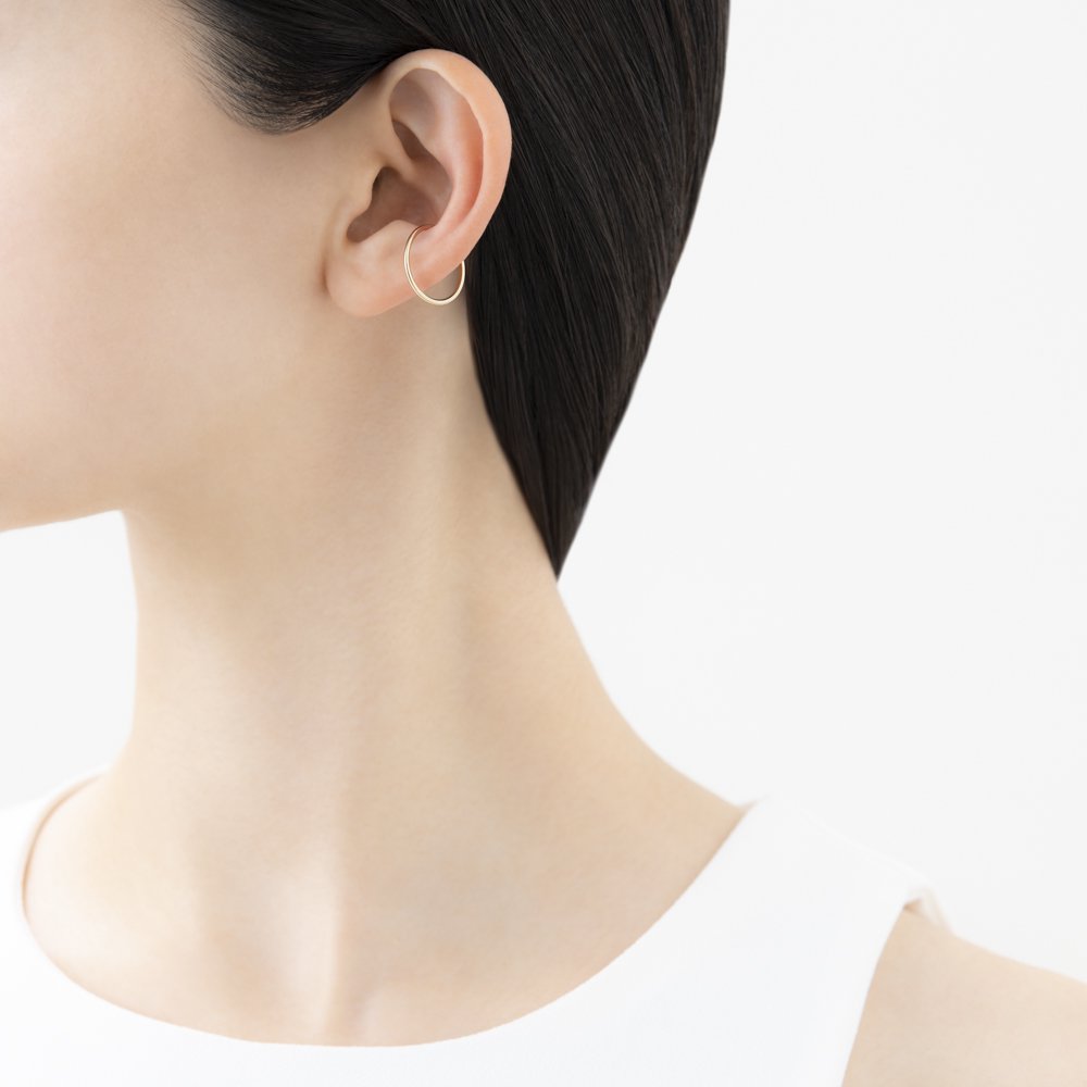 【オンライン限定】願い事 イヤーカフ シャイン M (ゴールドカラー)【SV925】