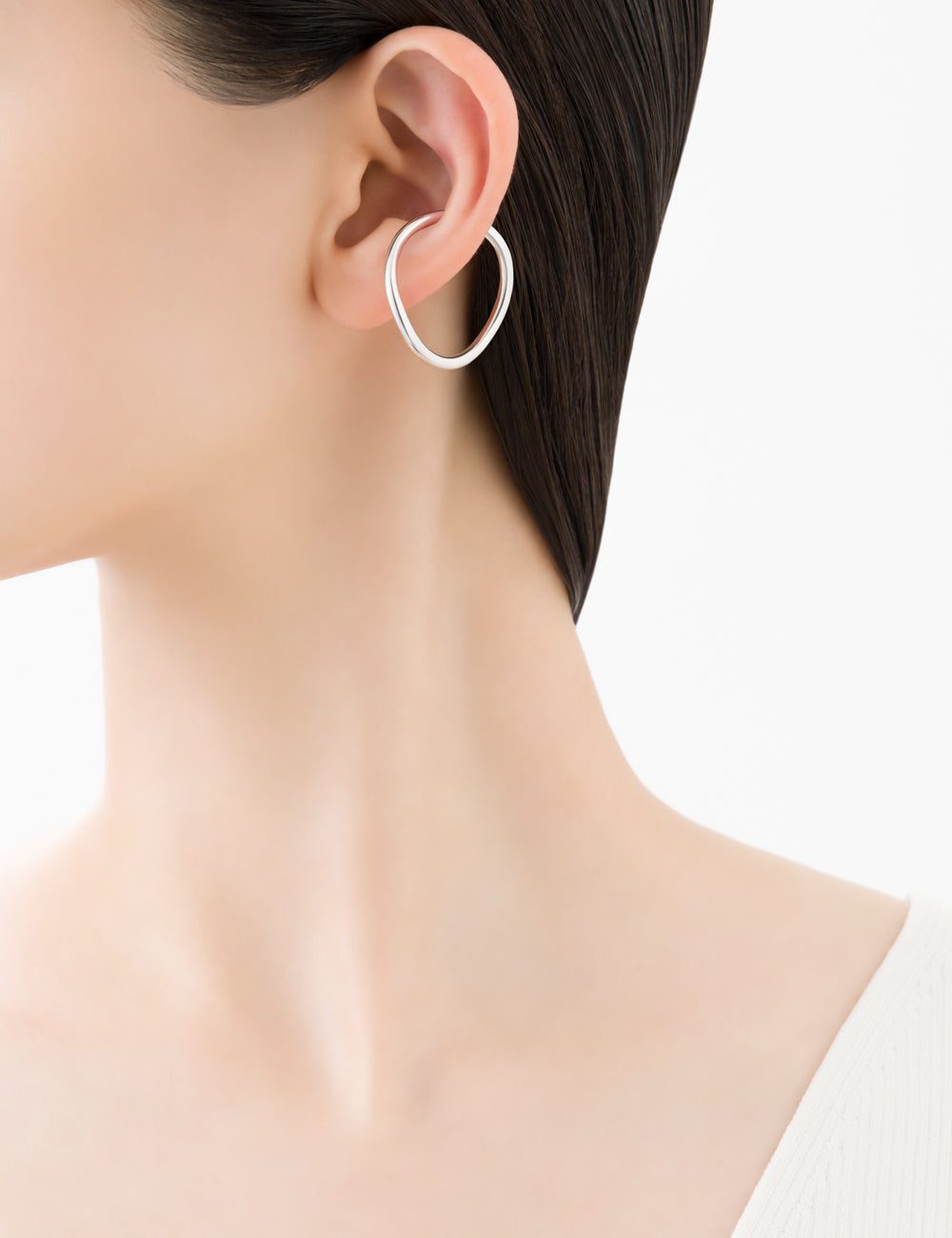 【オンライン限定】Innocent Light イヤーカフ ウェーブ M (シルバーカラー)【SV925】