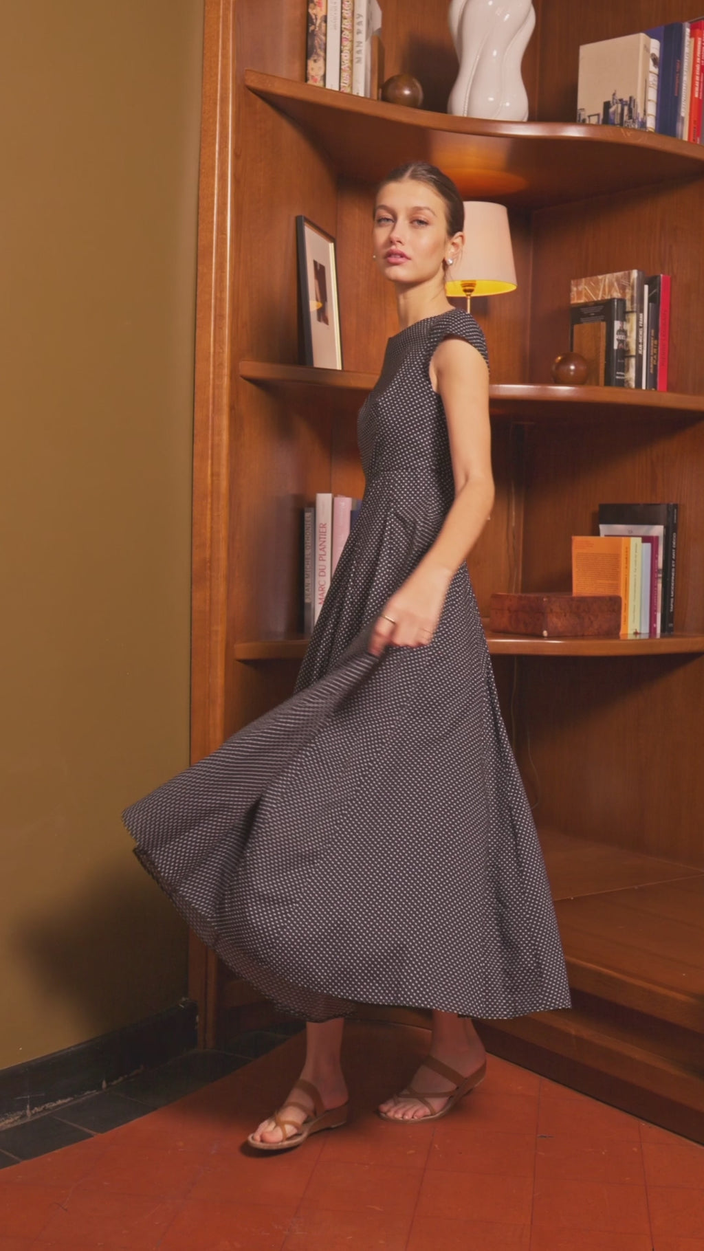マリハ 今季デザイン ドット 月の夢のドレス - ロングワンピース