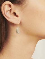 Organic Gems ピアス<br> スカイブルートパーズ M