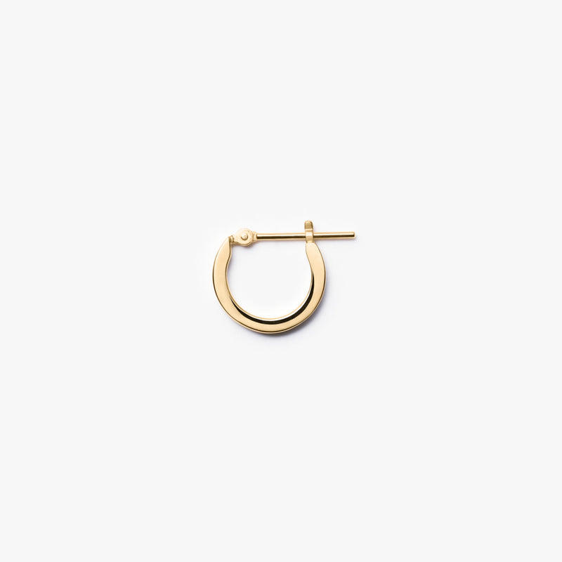 絆 フープピアス S イエローゴールド