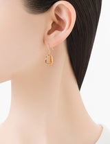 Organic Gems ピアス<br> シトリン M